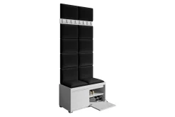Kenmare Highboard Grey/Black