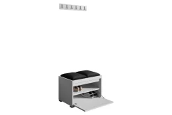 Oppbevaringsskap|Skap-Kenmare Highboard White Hvit
