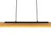 Trio Lighting Kerala LED-Pendellampe Mattsvart/Tre