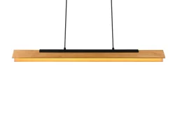 Trio Lighting Kerala LED-Pendellampe Mattsvart/Tre