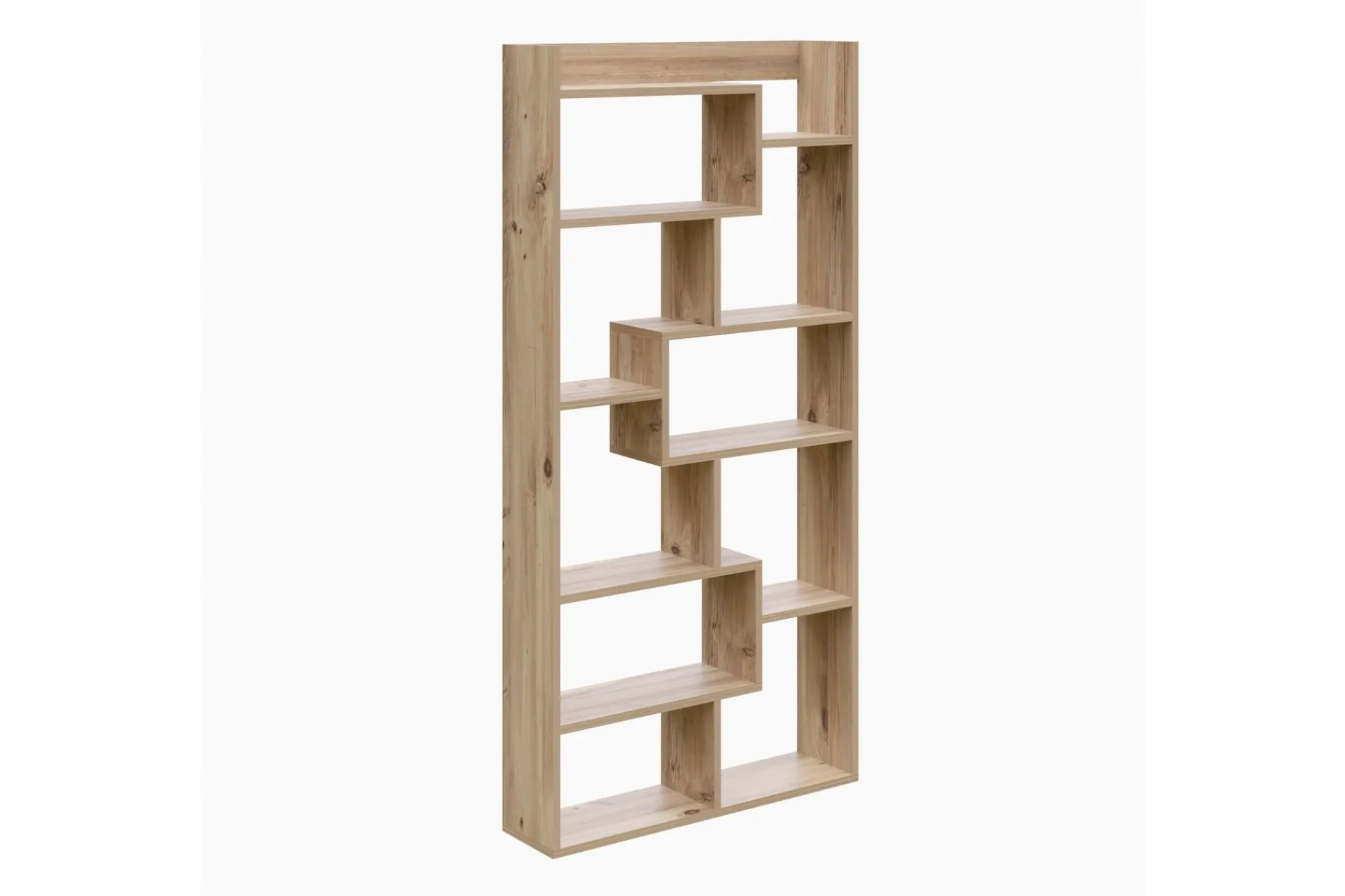 Bokhylle-Keralia Bokhylle 90x22 cm 5 Hyller Tre/Natur