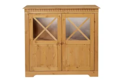 Loft24 Vitrineskap|Skap-Kersey Skap 105 cm Brun