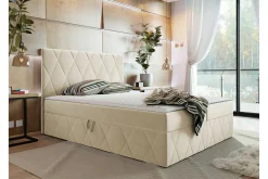 Kontinentalsenger|Seng Med Oppbevaring-Kintore Kontinentalseng 160x200 cm Beige