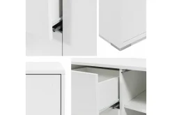 Kintore Möbelset För Vardagsrum White