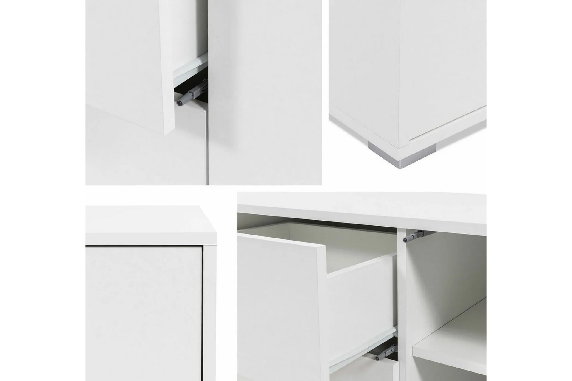 Kintore Möbelset För Vardagsrum White