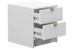 Gangbord|Avlastningsbord-Kintore Sengbord 35 cm Beige