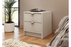 Gangbord|Avlastningsbord-Kintore Sengbord 35 cm Beige