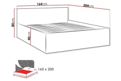 Sengeramme & Sengestamme-Kintore Sengeramme 160x200 cm Hvit