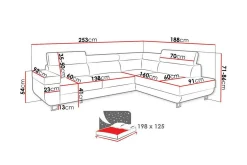 Sovesofaer-Kintore 3-seters Hjørnesovesofa Beige