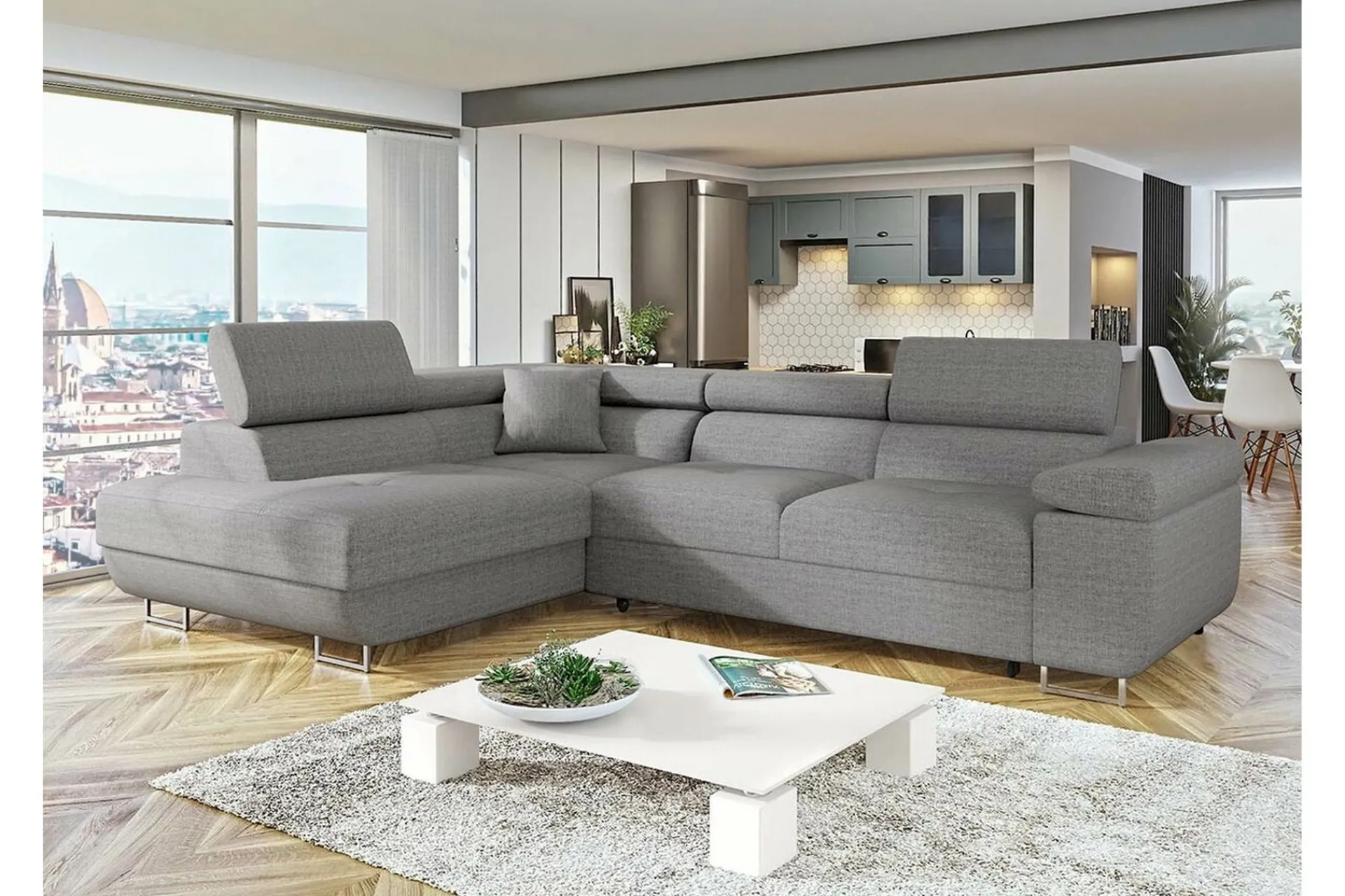 Kintore 3-seters Hjørnesovesofa
