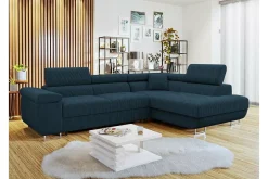 Sovesofaer-Kintore 4-seters Hjørnesovesofa Mørkeblå