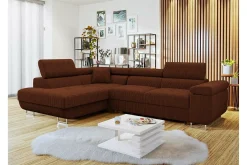 Sovesofaer-Kintore 4-seters Hjørnesovesofa Brun