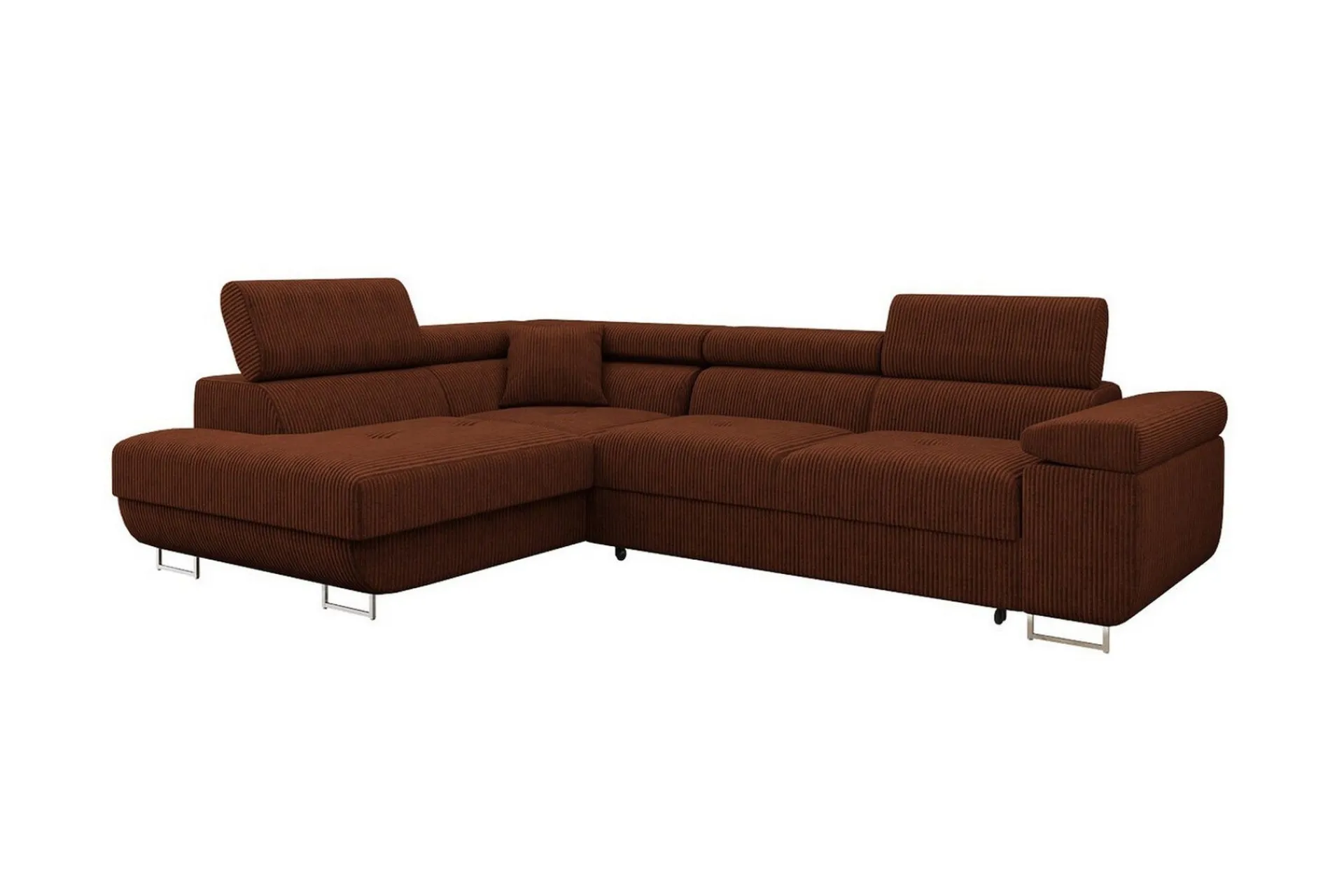 Sovesofaer-Kintore 4-seters Hjørnesovesofa Brun