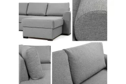 Sovesofaer-Kintore 6-sits Hörnbäddsoffa Beige/Light beige Beige/Lys Beige