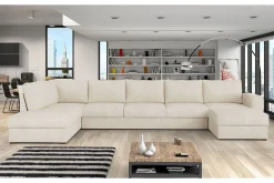 Sovesofaer-Kintore 6-sits Hörnbäddsoffa Beige/Light beige Beige/Lys Beige