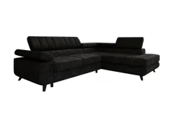 Kintore 3-sits Hörnbäddsoffa Black