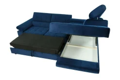 Kintore 3-sits Hörnbäddsoffa Black