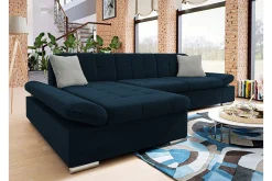 Hjørnesofa-Kintore 3-sits Hörnsoffa Dark blue Mørkeblå