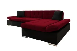 Hjørnesofa-Kintore 3-sits Hörnsoffa Dark red Mørkerød