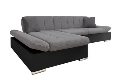 Hjørnesofa-Kintore 3-sits Hörnsoffa Grey/Black Grå/Svart