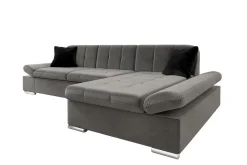 Hjørnesofa-Kintore 3-sits Hörnsoffa Grey-brown Gråbrun