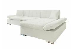 Sofa Med Sjeselong-Kintore 3-sits Hörnsoffa White Hvit