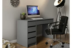 Kontorbord-Kintore Skrivbord 120 cm Anthracite Antracit