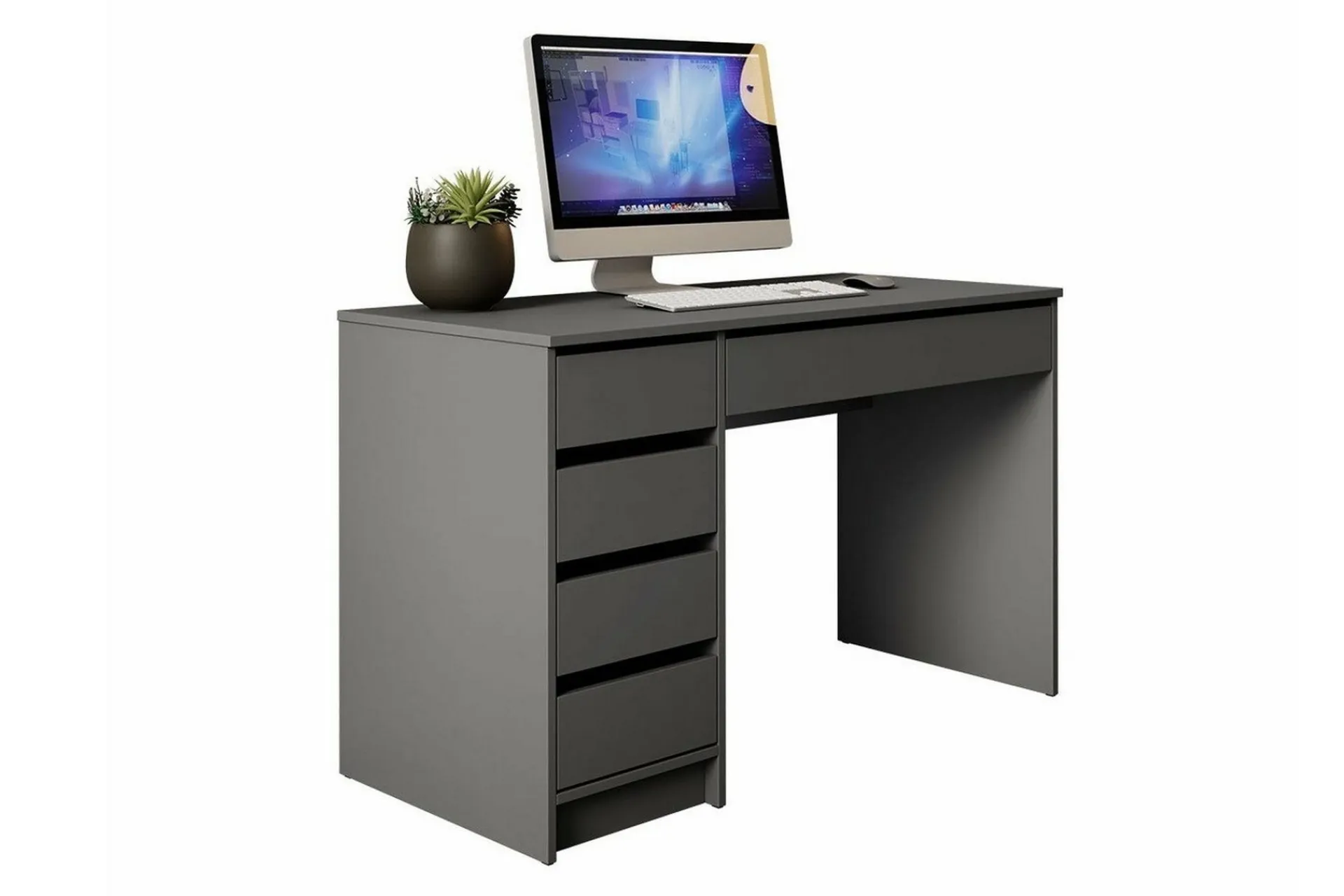 Kontorbord-Kintore Skrivbord 120 cm Anthracite Antracit