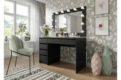 Kontorbord-Kintore Skrivbord 120 cm Black Svart