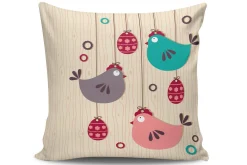 Pynteputer-Kissy Pute 45x45 cm Beige,Flerfärgad