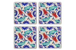 Borddekorasjon & Bordpynt|Glassbrikker-Kitchenware Glass Matt (4 Pieces) Flerfärgad