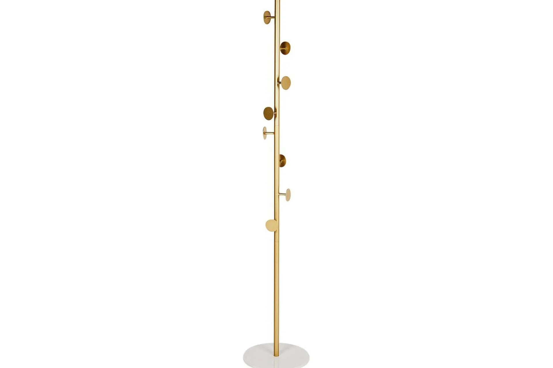 Klädhängare Beliani Notus Guld/vit GOLD||White