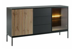 Scandinavian Choice Klinkerville Lavt Vitrineskap Display med belysning 39 cm dybde