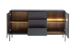 Scandinavian Choice Klinkerville Lavt Vitrineskap Display med belysning 39 cm dybde
