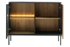 Scandinavian Choice Klinkerville Lavt vitrineskap med belysning 39 cm dyp 104 cm