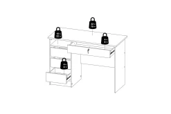 Klintberg Skrivebord 109 cm