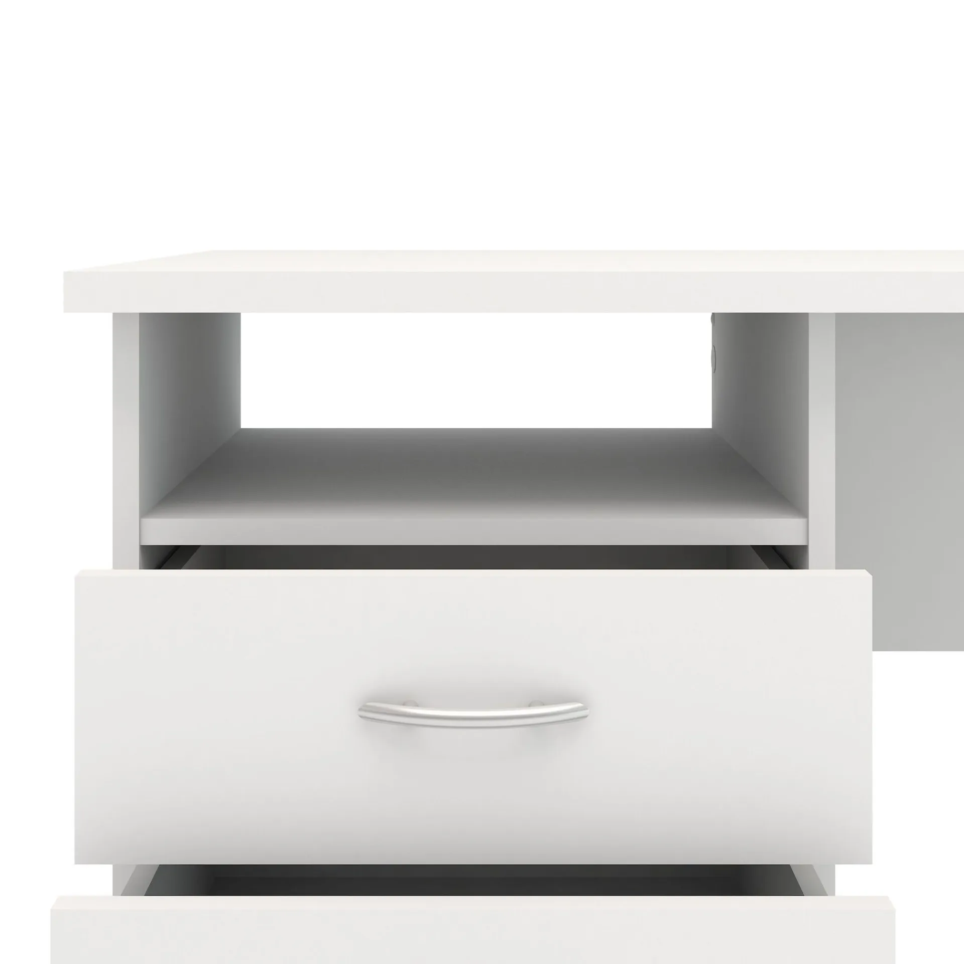 Tvilum Kontorbord-Klintberg Skrivebord med 3 skuffer 120x48x73 cm Hvit