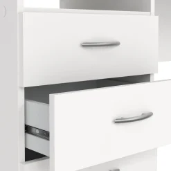 Tvilum Kontorbord-Klintberg Skrivebord med 3 skuffer 120x48x73 cm Hvit