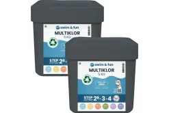 Swim & Fun Klor for Basseng MultiKlor Maxi Tab 200 g, 2 x 5 kg