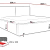 Sengeramme & Sengestamme-Knocklong Sengeramme 200x200 cm Beige