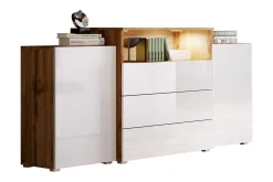Kommode-Kommode 150 cm Hvit,tre