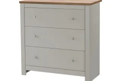 Loft24 Oppbevaringskiste-Kommode Emerald Eik,Cream