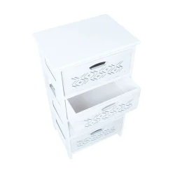 Kommode HOME4YOU Mihkli med 4 oppbevaringsenheter 40x29x73 cm