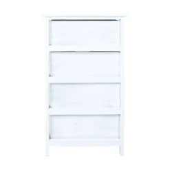 Kommode HOME4YOU Mihkli med 4 oppbevaringsenheter 40x29x73 cm