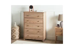 Gangbord|Avlastningsbord-Kommode Salton 85x39x111 cm Lysfarget tre