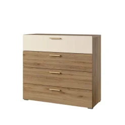 Kommode|Entrekommode-Kommode Vertina med 4 skuffer Grey