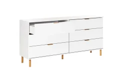 Kommode Walpole Hvit, gull