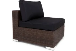 Comfort Garden Solstolpute|Komplette Putesett-Komplett møbeltrekkpakke Svart