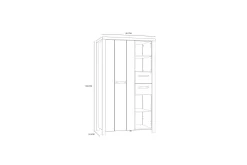 Konitsa Highboard 53x91 cm