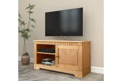 Loft24 Gangbord|Avlastningsbord-Konsollbord Lowboard Cubrix Én dør Natur